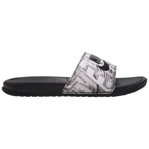 NIKE Benassi JDI Print Slide 'Anthracite Black Abstract Print' 631261-021 US M 7
